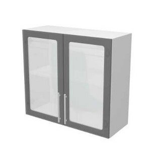 Навесной шкаф НШ-06 витрина от компании Мебельный магазин ГОССА - фото 1