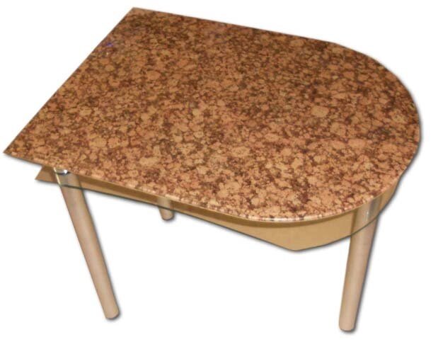 Обеденный стол ОС-36 (кор. гранит) от компании Мебельный магазин ГОССА - фото 1
