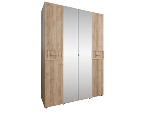 Шкаф для одежды и белья с зеркалами Скандика 555