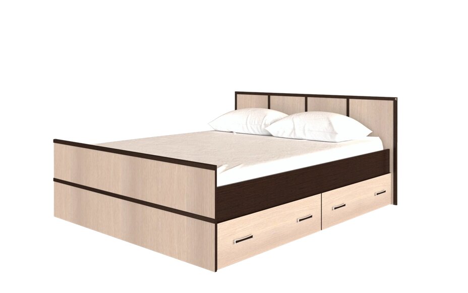 Кровать на 140, с настилом ДСП, без матраса Сакура - особенности