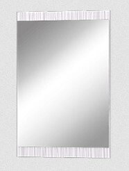 Зеркало настенное Мишель 600*900, белый страйп