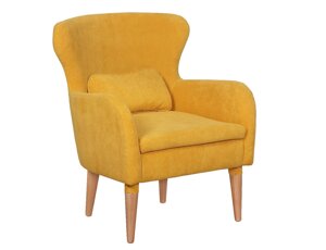 Кресло мягкое Оливер, желтый