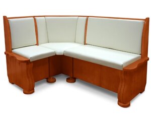 Кухонный диван из массива Розенлау угловой, Махагон, Аkvarel Brown