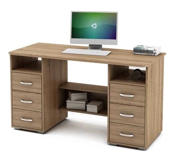 Письменный стол Форест-6 от компании Мебельный магазин ГОССА - фото 1