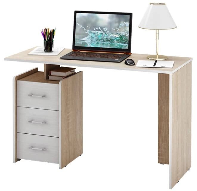 Письменный стол Слим-2 от компании Мебельный магазин ГОССА - фото 1