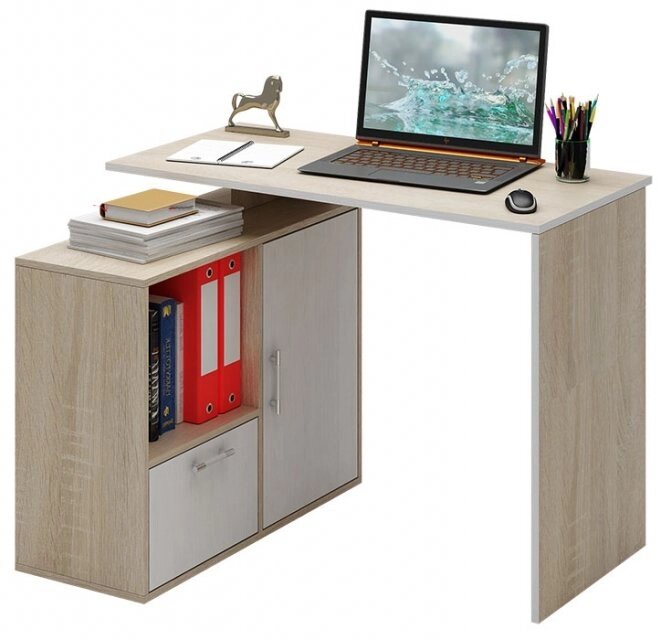 Письменный стол Слим-3 (угловой) от компании Мебельный магазин ГОССА - фото 1