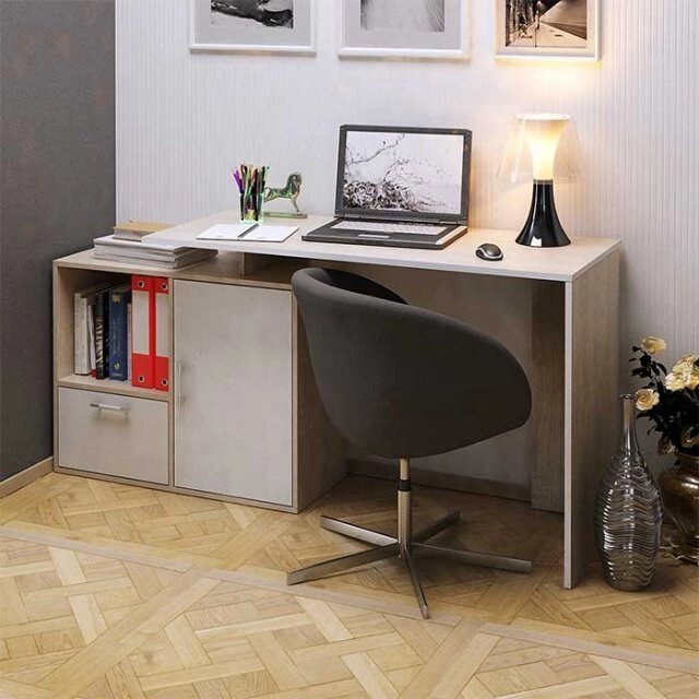 Письменный стол Слим-4 (прямой) от компании Мебельный магазин ГОССА - фото 1
