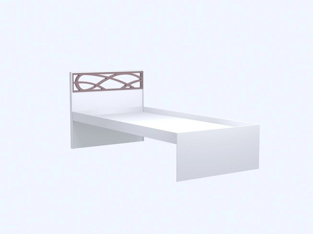 Саманта СМ3 Кровать с основанием 900 (Дуб Седан), б/матраса от компании Мебельный магазин ГОССА - фото 1