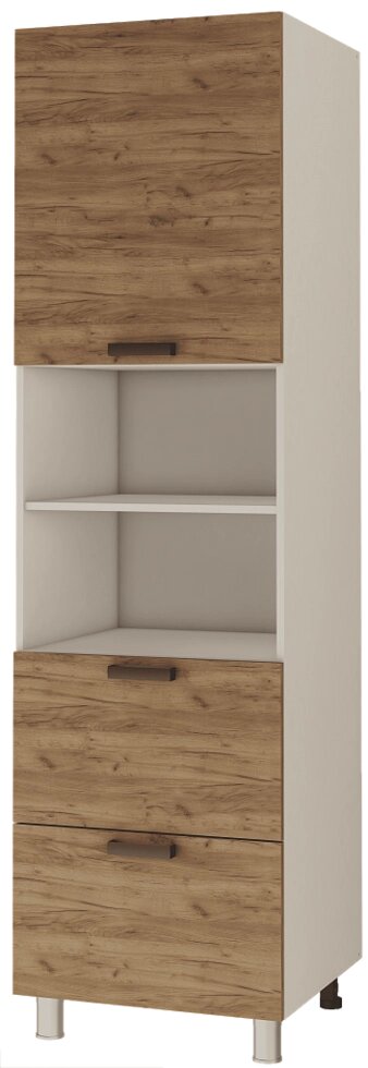 Шкаф 6П1 для встраиваемой техники Крафт от компании Мебельный магазин ГОССА - фото 1