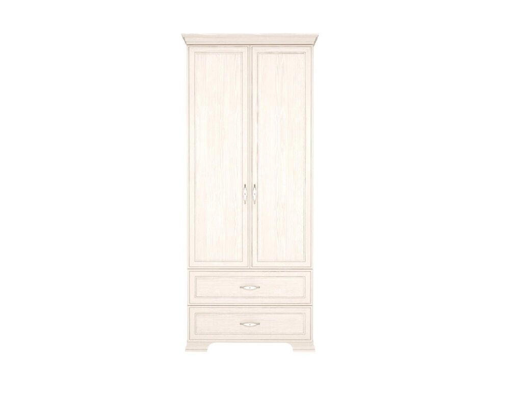 Шкаф для одежды 2-х дверный с ящиком Венеция 17 от компании Мебельный магазин ГОССА - фото 1