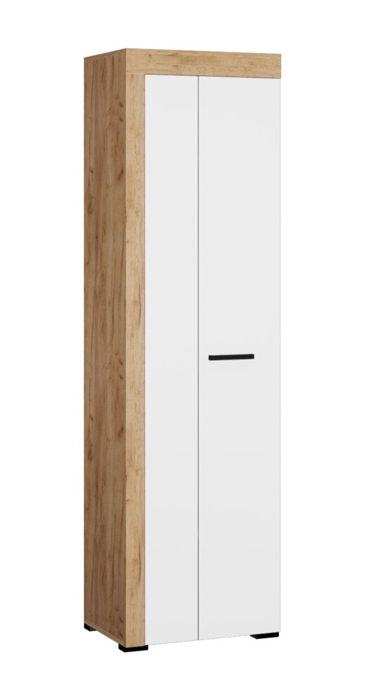 Шкаф для одежды Галант, дуб крафт/белый от компании Мебельный магазин ГОССА - фото 1
