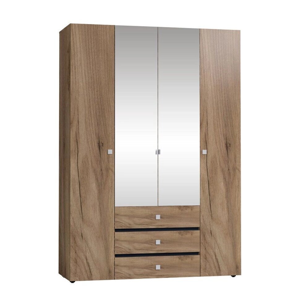 Шкаф для одежды и белья NE0 555 от компании Мебельный магазин ГОССА - фото 1