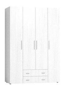 Шкаф для одежды и белья Стандарт Монако 555, Белый