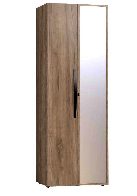 Шкаф для одежды КОРПУС + ФАСАД Зеркало контур + ФАСАД Стандарт Nature 54 от компании Мебельный магазин ГОССА - фото 1