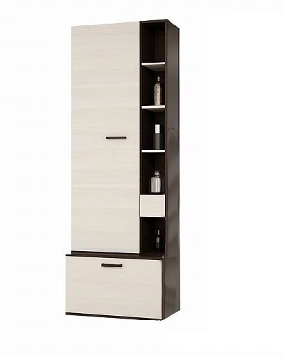 Шкаф комбинированный ИНЕС ШК-7700 Венге/лоредо от компании Мебельный магазин ГОССА - фото 1