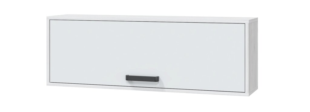 Шкаф настенный 105 Оливер, белый от компании Мебельный магазин ГОССА - фото 1
