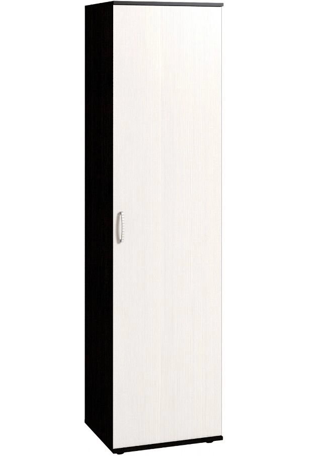 Шкаф-пенал для одежды и белья WYSPAA 5, венге/бодега светлый от компании Мебельный магазин ГОССА - фото 1
