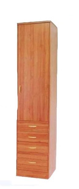 Шкаф-пенал Комби-50 с ящиками от компании Мебельный магазин ГОССА - фото 1