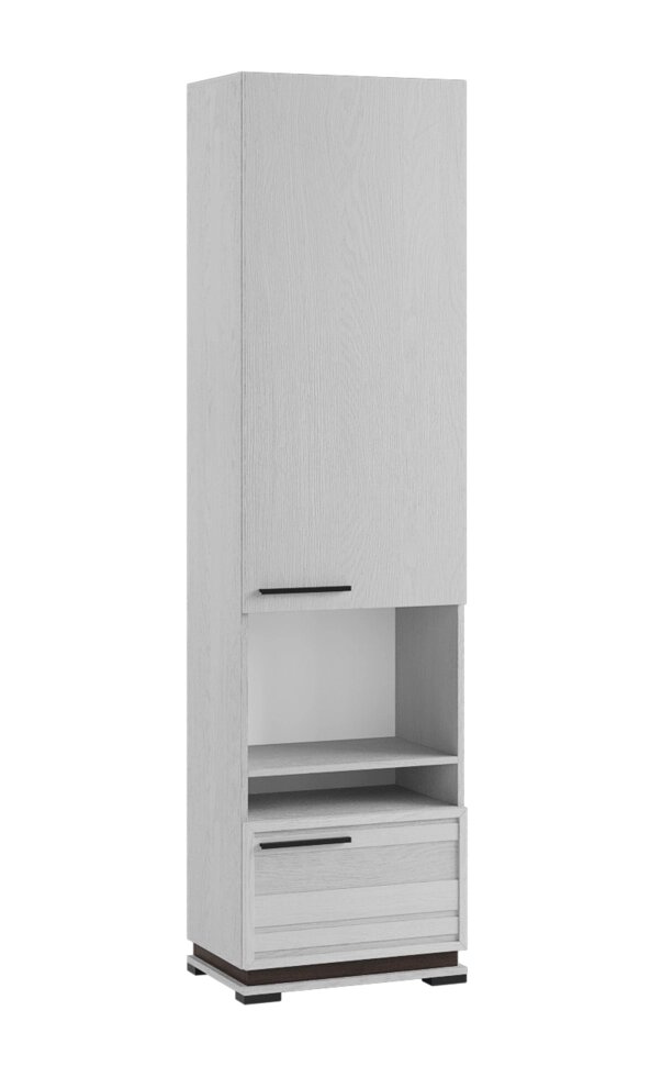 Шкаф-пенал Модена МШ-2, ясень анкор светлый/венге от компании Мебельный магазин ГОССА - фото 1