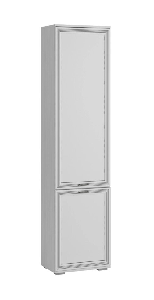 Шкаф-пенал с выдвижной штангой Ливорно ЛШ-2, ясень анкор светлый от компании Мебельный магазин ГОССА - фото 1