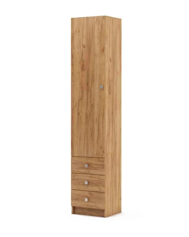 Шкаф пенал с ящиками Бостон-3 от компании Мебельный магазин ГОССА - фото 1