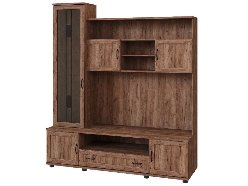 Шкаф-стеллаж комбинированный Ника-Люкс 50 от компании Мебельный магазин ГОССА - фото 1