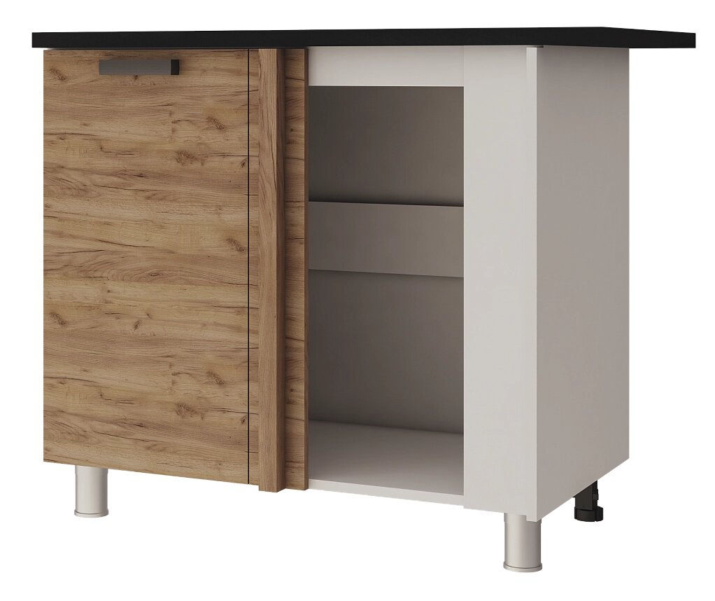Шкаф-стол 10УР2 угловой Крафт от компании Мебельный магазин ГОССА - фото 1