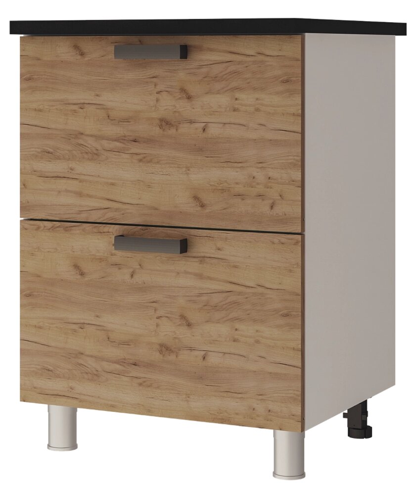 Шкаф-стол 6Р2 с 2-мя ящиками Крафт от компании Мебельный магазин ГОССА - фото 1