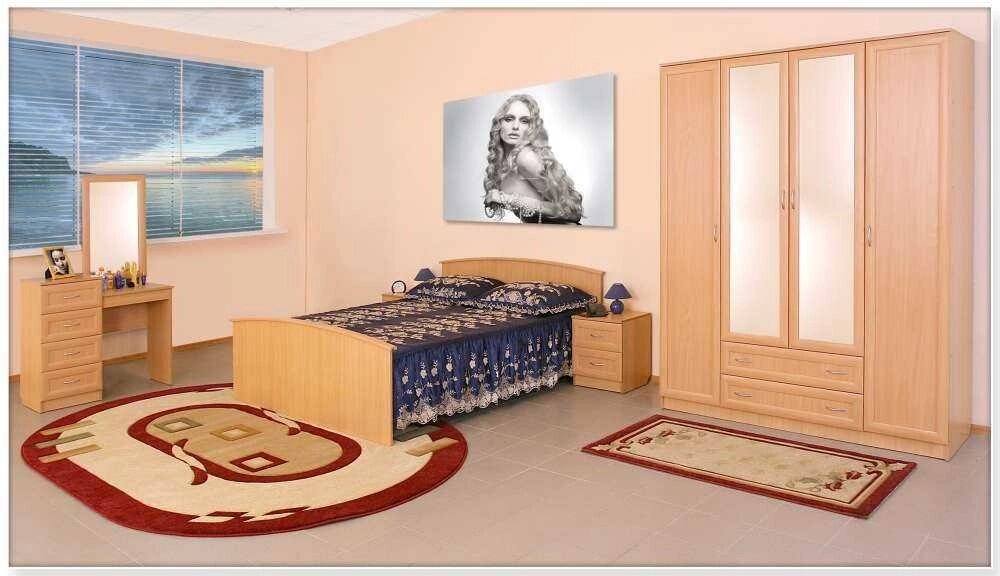 Спальня Арина 7 от компании Мебельный магазин ГОССА - фото 1