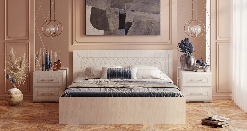 Спальня Британика (комплект 1) от компании Мебельный магазин ГОССА - фото 1