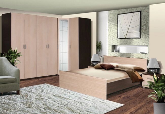 Спальня Милена-2 от компании Мебельный магазин ГОССА - фото 1