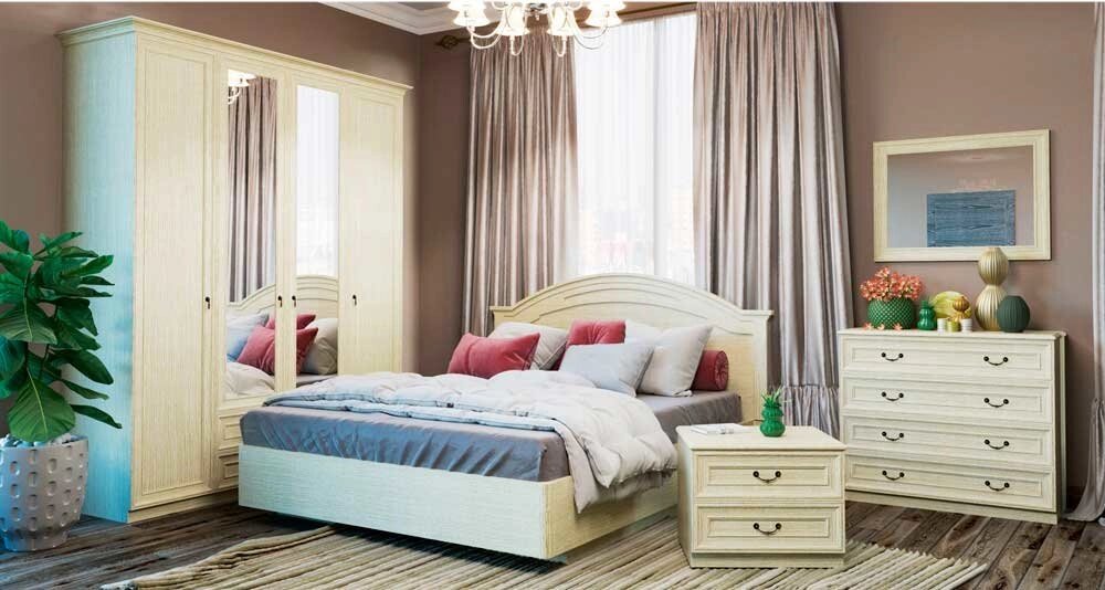 Спальня МК 57 (комплект 3) от компании Мебельный магазин ГОССА - фото 1