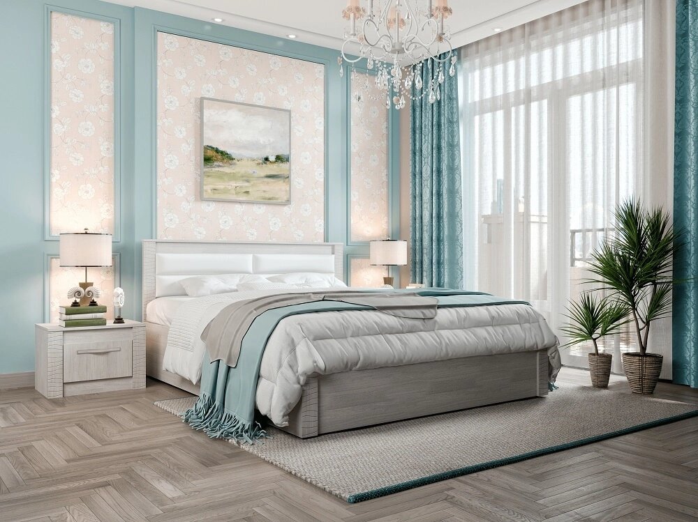 Спальня Монако (комплект 2) от компании Мебельный магазин ГОССА - фото 1