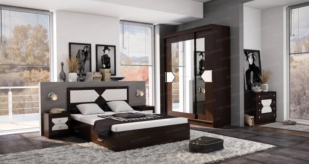 Спальня Николь Венге от компании Мебельный магазин ГОССА - фото 1