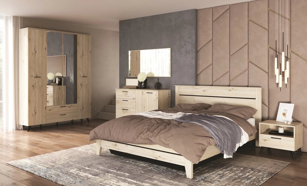 Спальня Sofia (Ижмебель) Комплект от компании Мебельный магазин ГОССА - фото 1