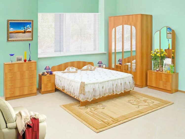 Спальня Светлана-15 от компании Мебельный магазин ГОССА - фото 1
