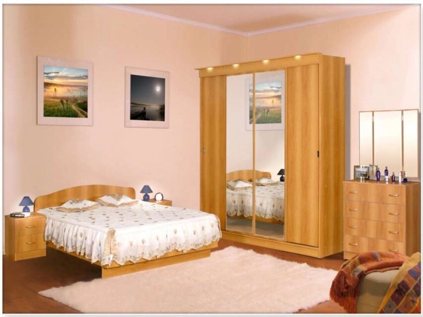 Спальня Светлана-17 от компании Мебельный магазин ГОССА - фото 1