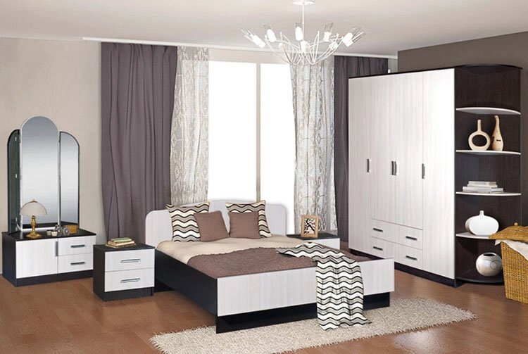 Спальня Светлана-18 от компании Мебельный магазин ГОССА - фото 1