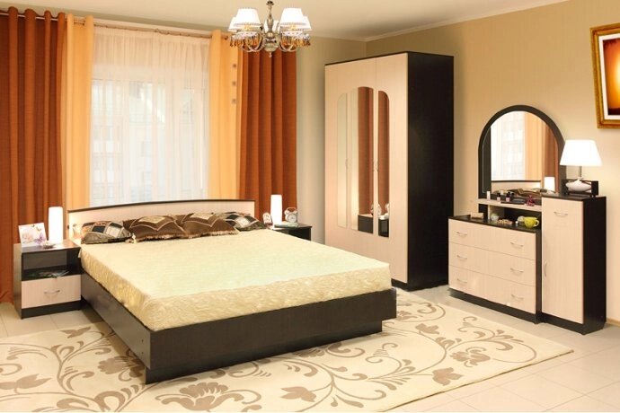 Спальня Светлана-25 от компании Мебельный магазин ГОССА - фото 1