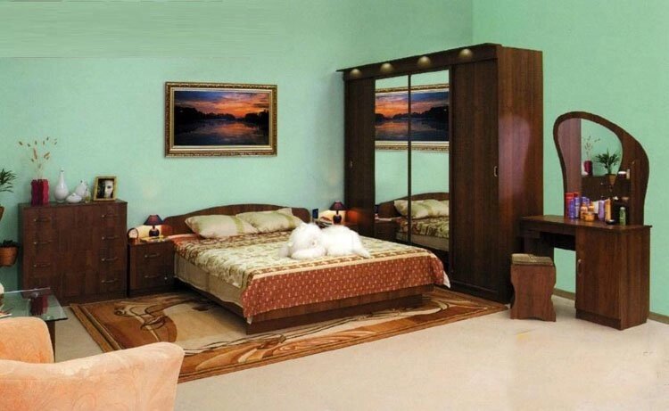 Спальня Светлана-8 от компании Мебельный магазин ГОССА - фото 1