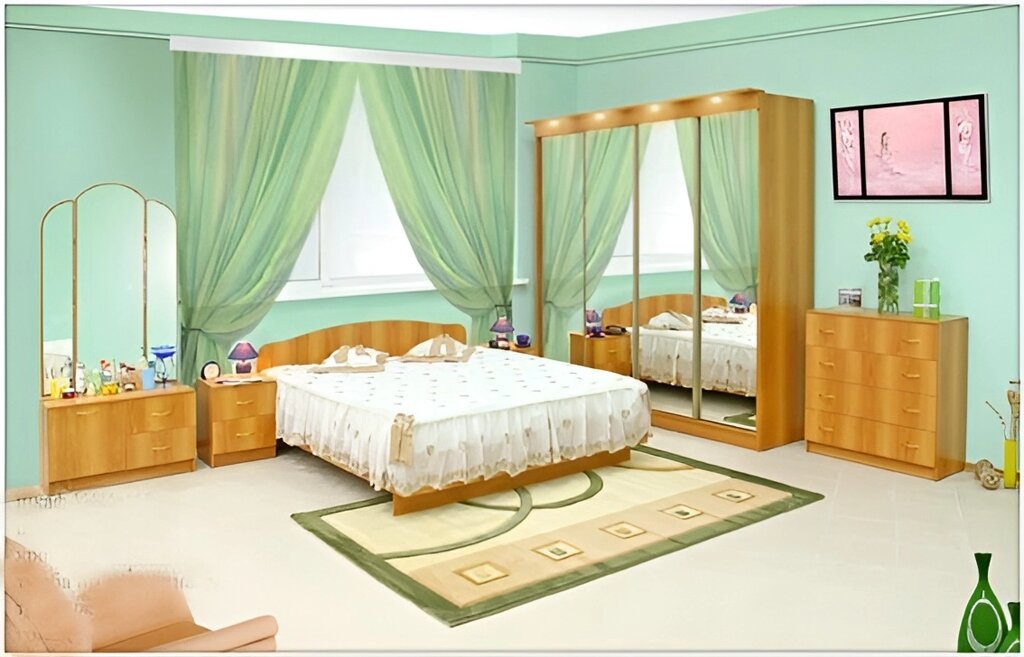 Спальня Светлана-9 от компании Мебельный магазин ГОССА - фото 1