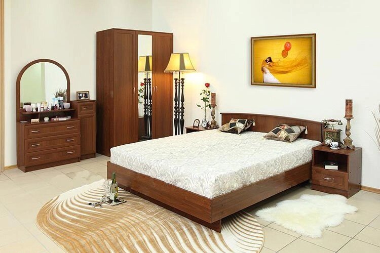 Спальня Светлана-М4 от компании Мебельный магазин ГОССА - фото 1