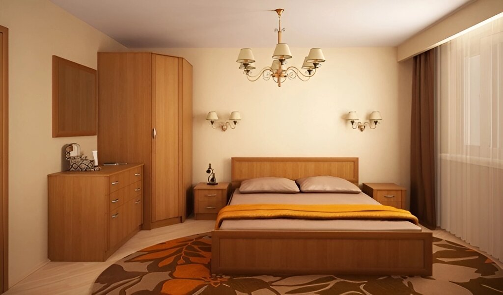 Спальня Валерия-3 от компании Мебельный магазин ГОССА - фото 1