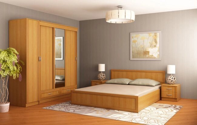 Спальня Валерия-6 от компании Мебельный магазин ГОССА - фото 1