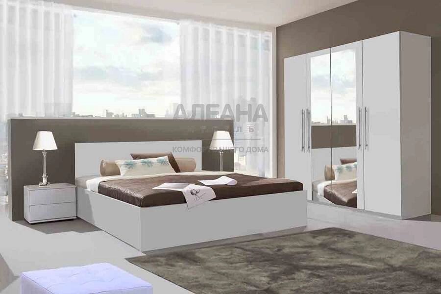 Спальный гарнитур Доминика-7 от компании Мебельный магазин ГОССА - фото 1