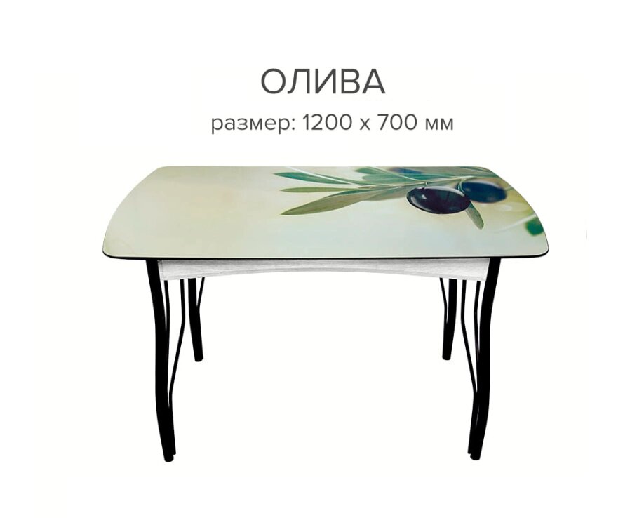 Стол обеденный Олива (120х68 см) от компании Мебельный магазин ГОССА - фото 1
