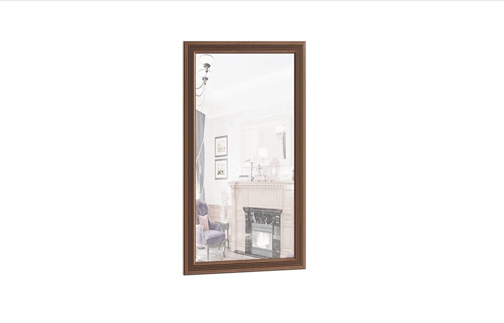 Зеркало навесное Ливорно ЛЗ-30 орех донской от компании Мебельный магазин ГОССА - фото 1