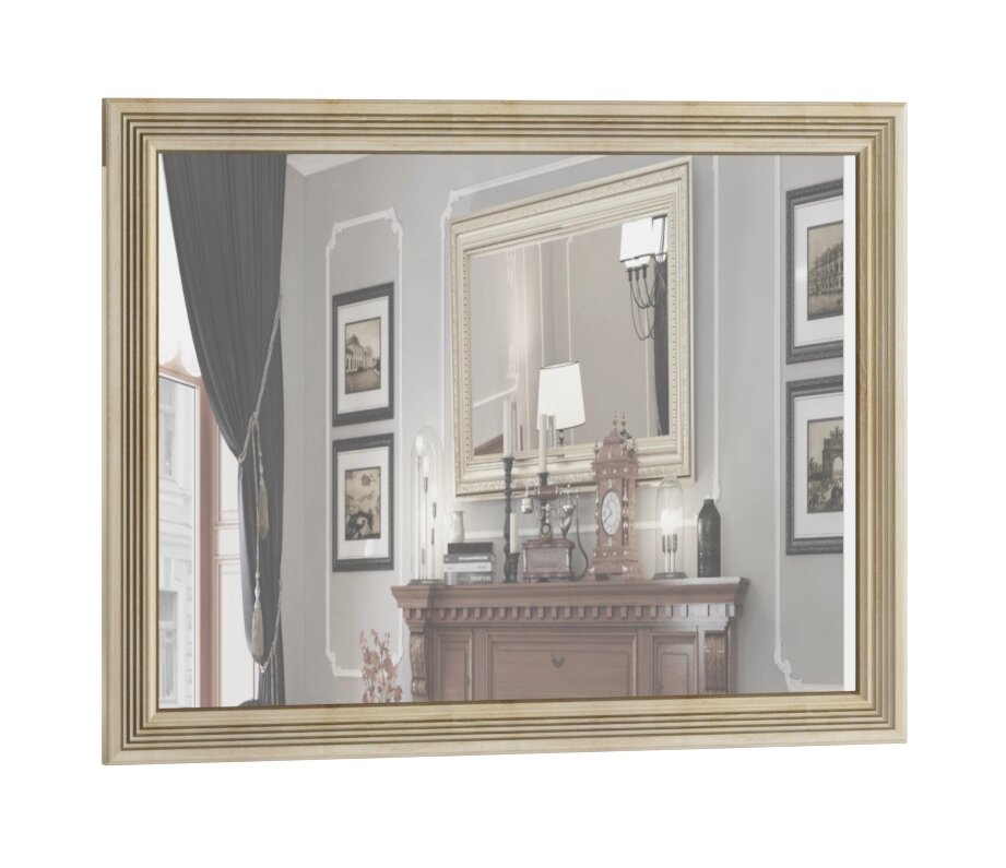 Зеркало навесное ЛЗ-20, Дуб сонома от компании Мебельный магазин ГОССА - фото 1