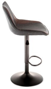 Барный стул Kozi серый - коричневый (11301)