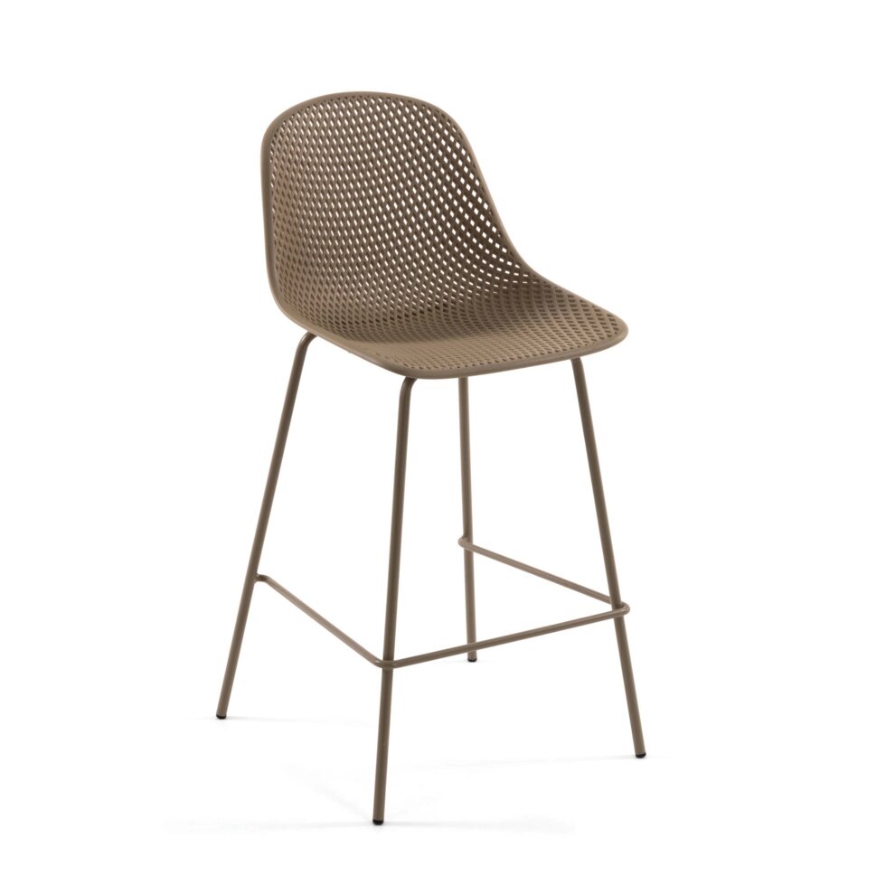 Барный стул Quinby бежевый от компании M-Lion мебель - фото 1